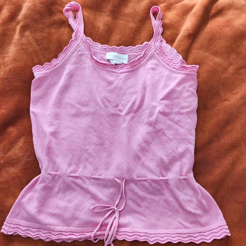 Worthington Tank Top For Women Size Small Pink Color Sleeveless